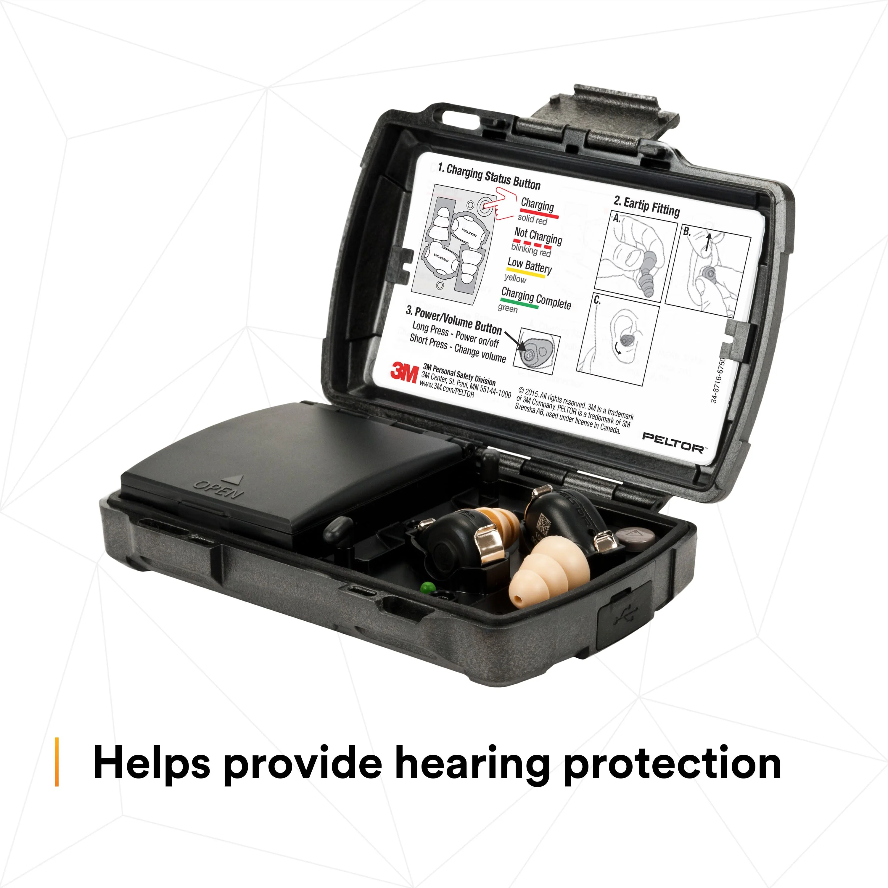 3M Peltor TEP-200 | Ear Protection and Bluetooth Capability w/ 3M Skull Screws - Image 4