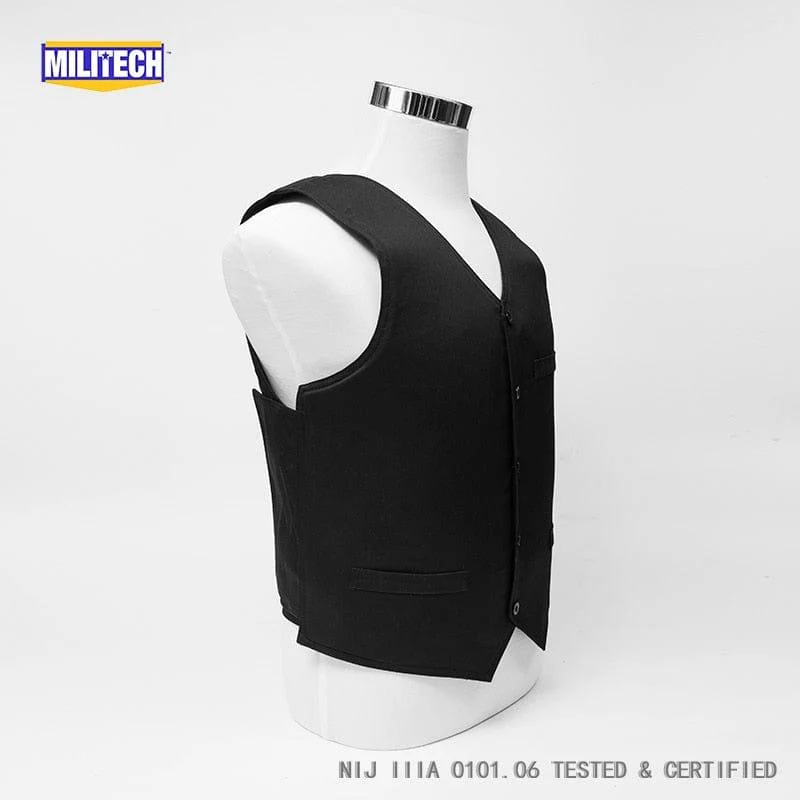 NIJ IIIA+ (3A+) and Level 2 Stabproof Bulletproof Vest - Dress Vest - Image 7