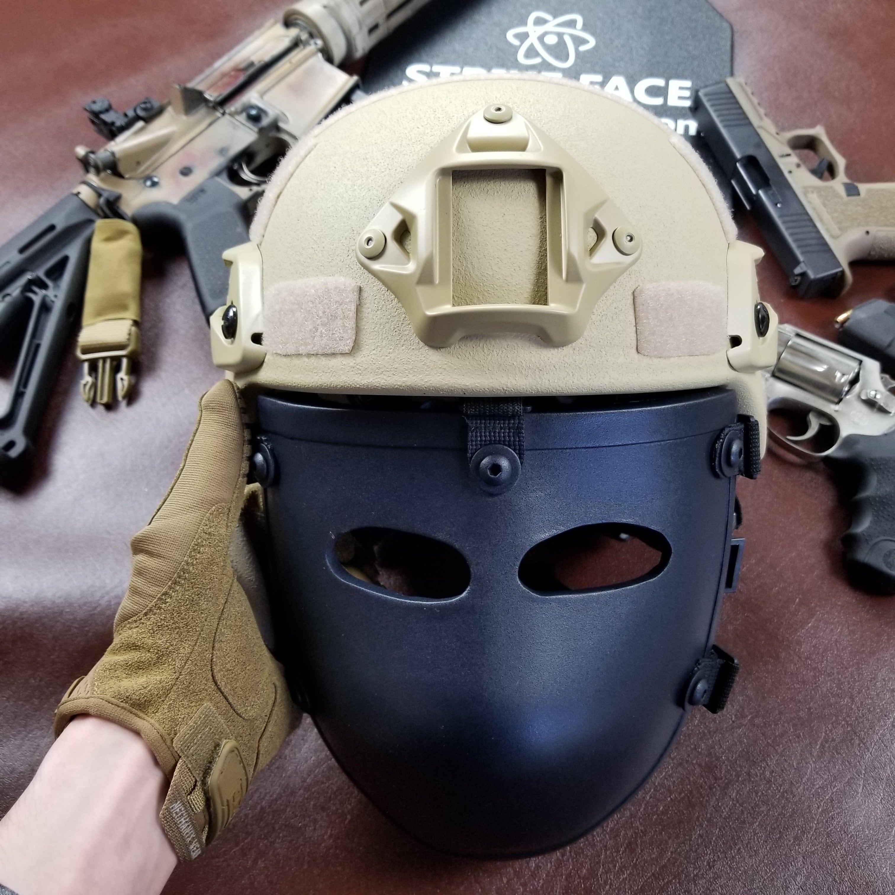 Half Face Bulletproof Mask for Helmets | NIJ Level IIIA+ - Image 23