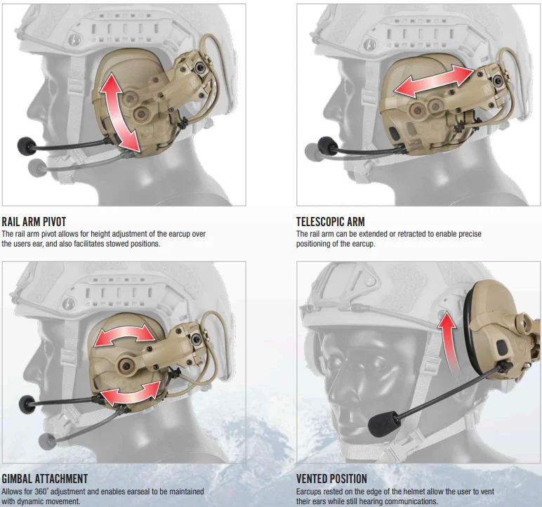 Ops-Core AMP Connectorized Headset | 3D Hear-Through for Situational Awareness - Image 18