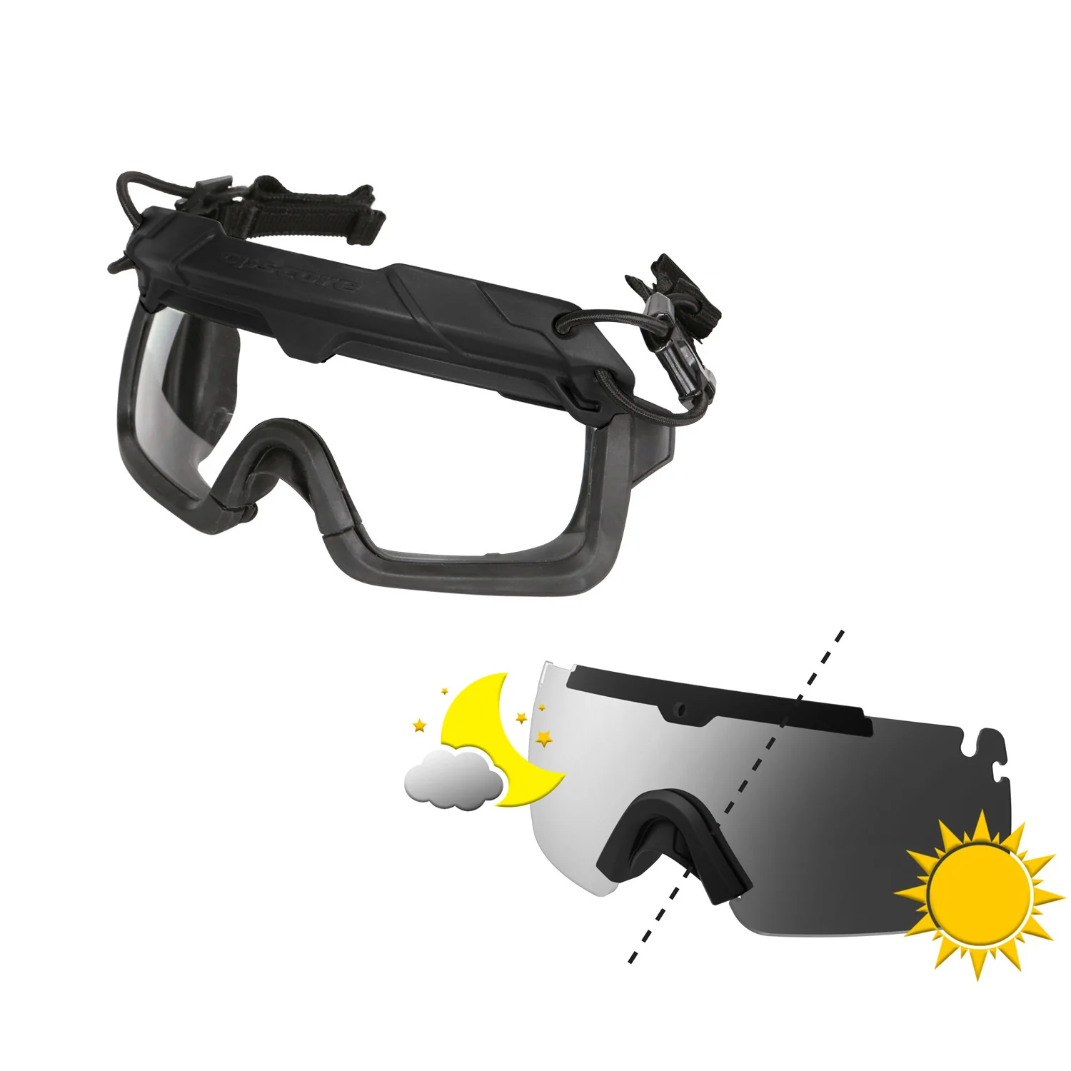 Ops-Core Visor | For Day, Night & Laser Threats | NVG Ready - Image 17