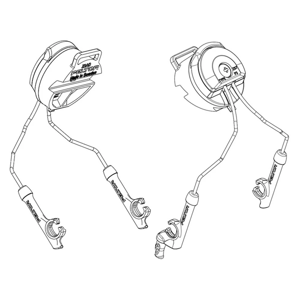 Peltor P3ADG47-F SV/2 | Mounting for ComTac VII & VIII | Left & Right Side Attachments - Image 6