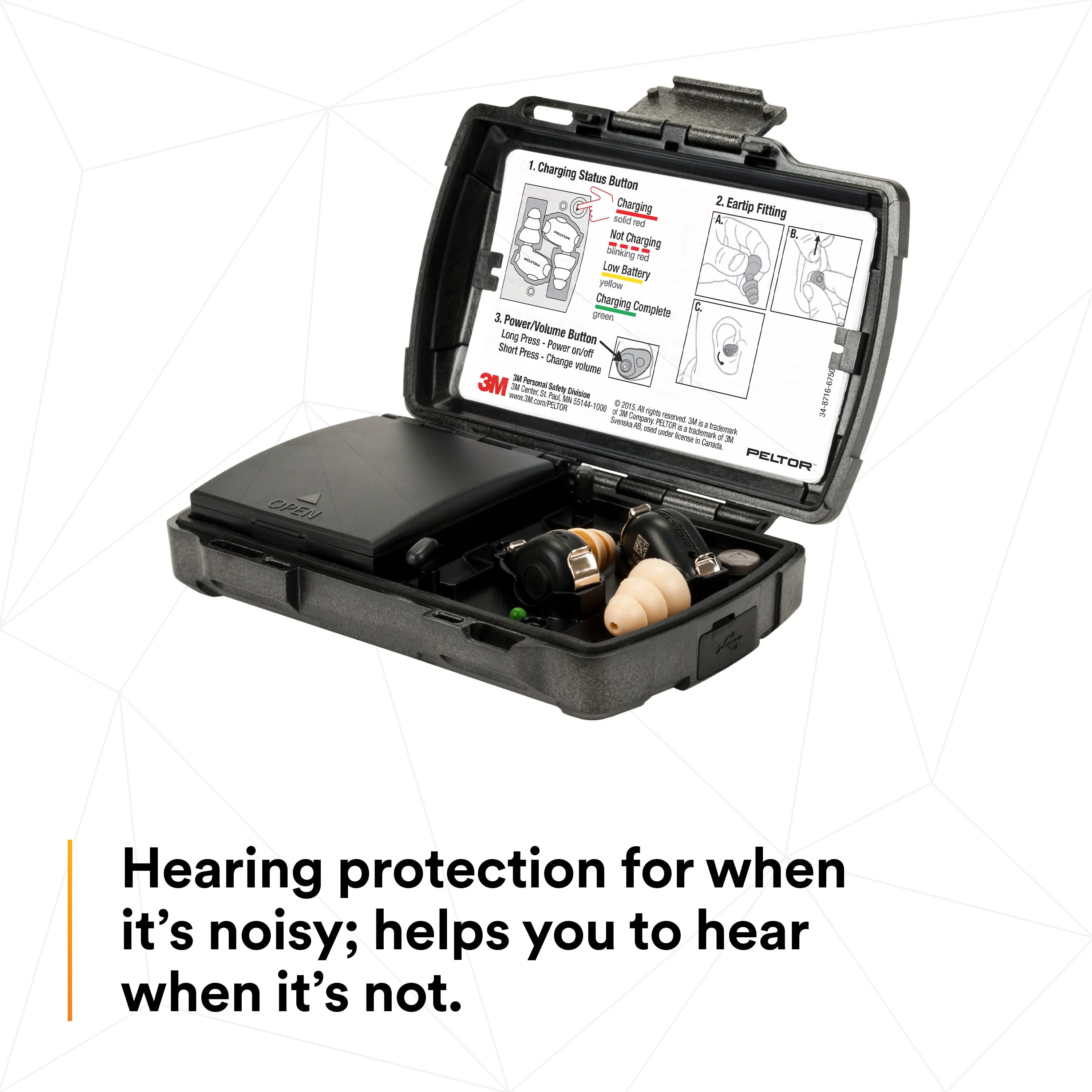 Peltor TEP-100 | Peltor Hearing Protection Tactical Earbuds - Image 14