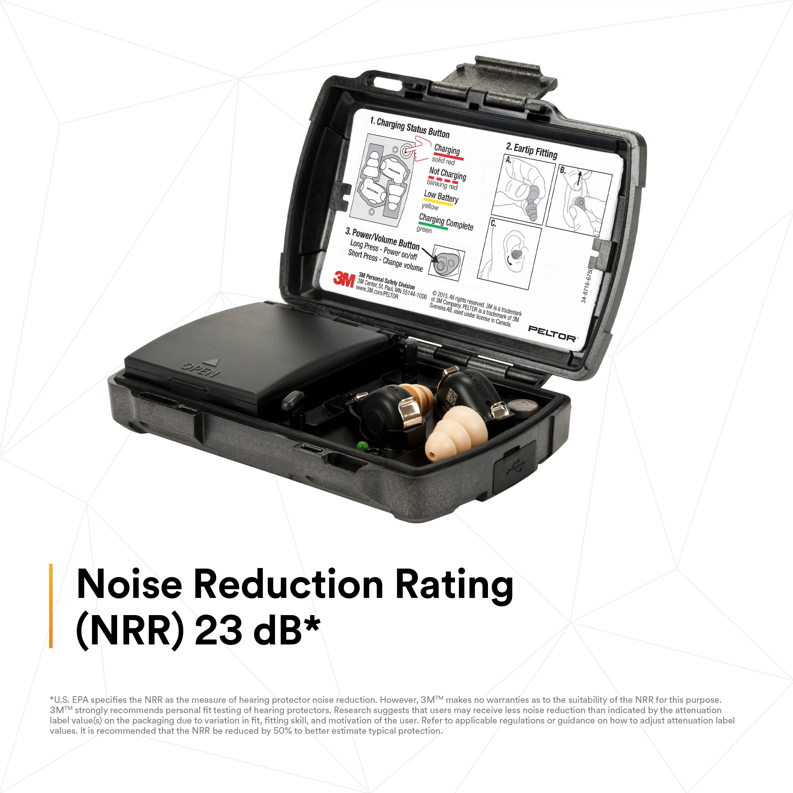 Peltor TEP-100 | Peltor Hearing Protection Tactical Earbuds - Image 9